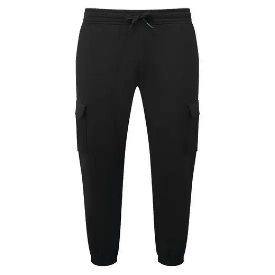 TriDri Unisex Riley Cargo Jogger Black {1}