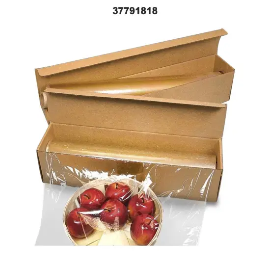 Plastic Food Wrap With Perforated Sheets 18'' x 18'' {2}