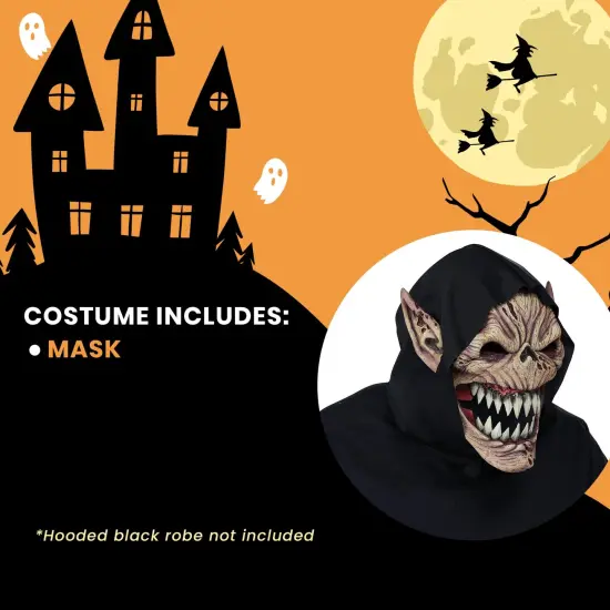 Fright Fiend Ani-Motion Adult Costume Mask {7}