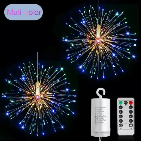 Kitcheniva Solar 150 LED Hanging Firework String Light Christmas Decor {1}