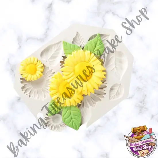 Sunflower Variety Silicone Mold {1}