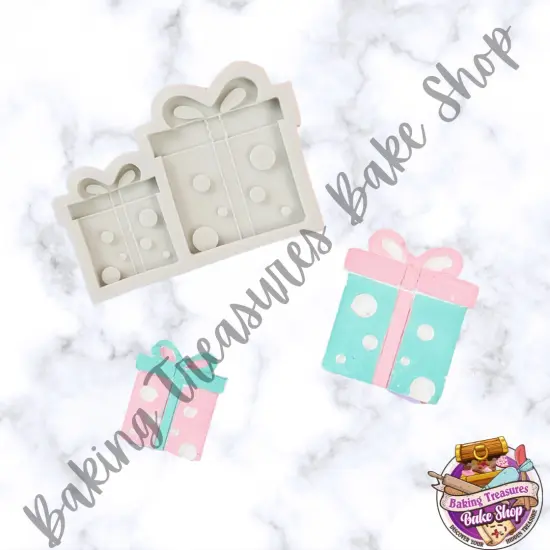 Gift Box Style 3 Silicone Mold {5}