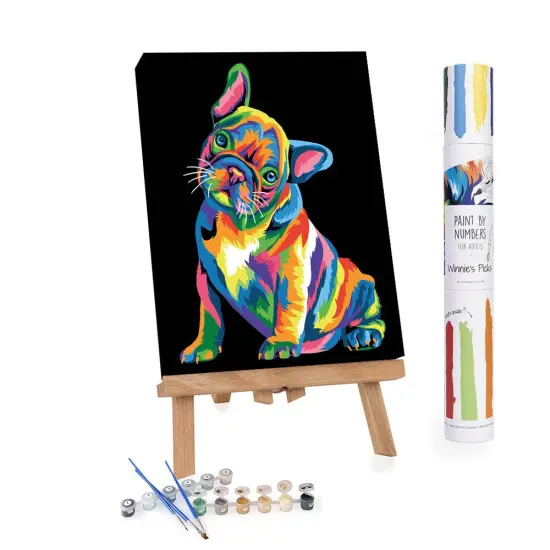 Colorful French Bulldog {1}
