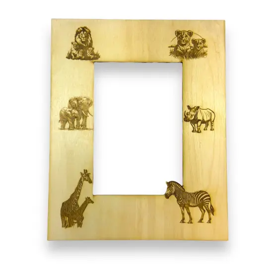 African Safari Animals 8x10 Photo frame insert for 5x7 Picture (FRAME NOT INCLUDED) {1}