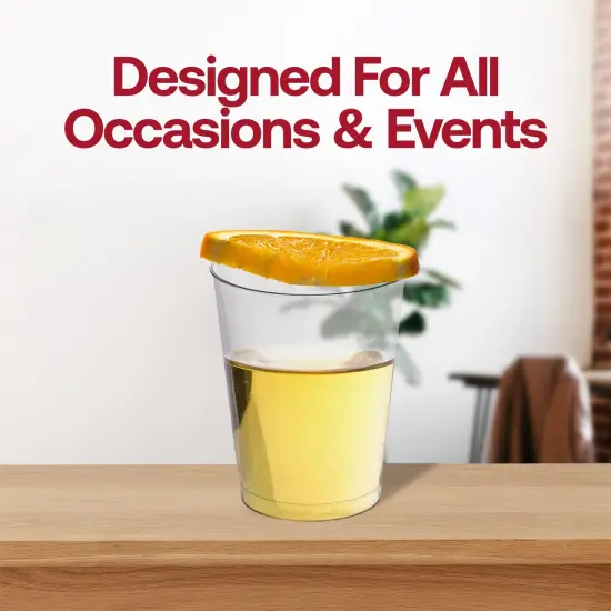 Clear Round Plastic Cups - 10 oz. (600 Cups) {6}