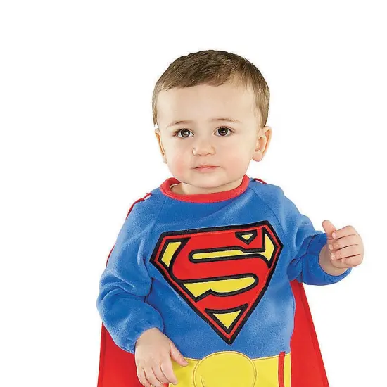 Superman Infant Romper Costume {2}