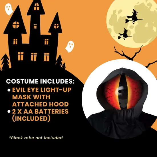 Evil Eye Light-Up Adult Costume Mask {5}