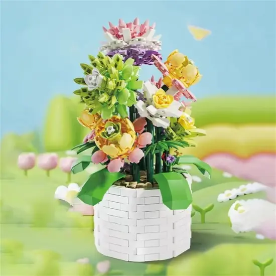 Flowers Bouquet Building Brick F07M9-16(101) {1}
