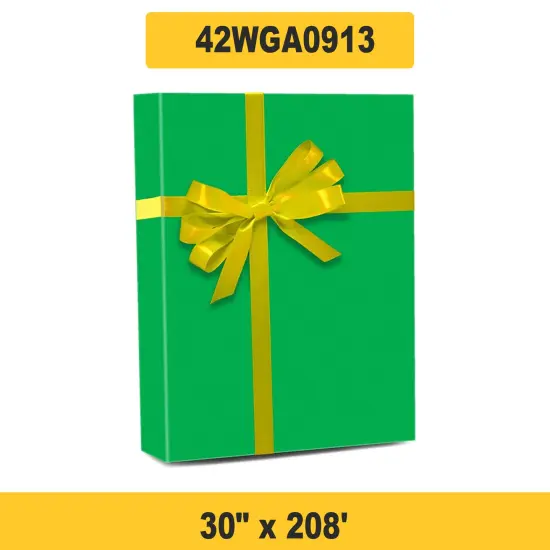 Bold Solid Color Gift Wrap 30" x 208' 60 lbs for Eye Catching Packaging {1}