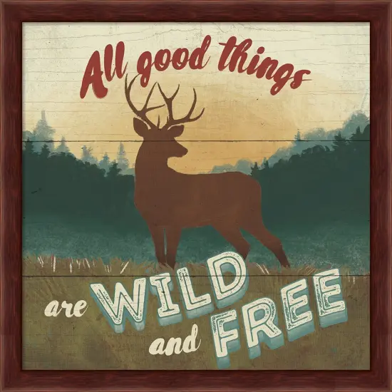 Discover the Wild VI by Janelle Penner 13" x 13" Framed Wall Art {1}