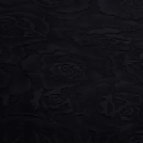 Cuddle 3 Extra Wide Rose Burnout Limited Edition Black Fabric per yard {1}