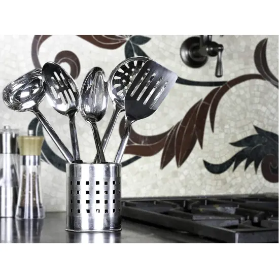 Chef Craft 12" Heavy Duty Stainless Steel Serving Spoon {4}