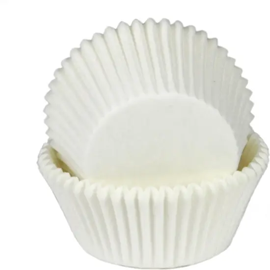 Chef Craft Non-Stick White Parchment Paper Cupcake Liners, Standard Size Baking Cups - 50 Count {2}