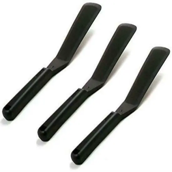 Norpro My Favorite Spatula - 11" Flexible Heat Resistant Nylon Turner - Black (3 Pack) {1}