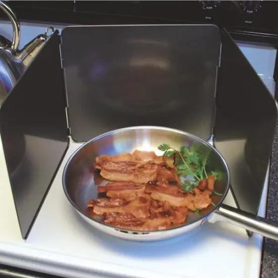 Norpro 3-Sided Nonstick Bacon Grease Cooking Splatter Guard {5}