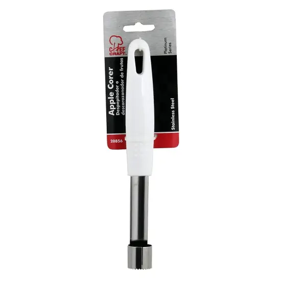 Chef Craft Stainless Steel Blade Apple Corer - Simply Insert, Twist and Pull Out {3}