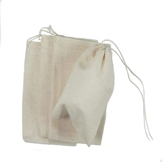 Regency Wraps 100% Cotton Spice Bags with Drawstring for Enclosing Bulk Spices, Tea, Potpourri, Jewelry - Set of 4 {2}