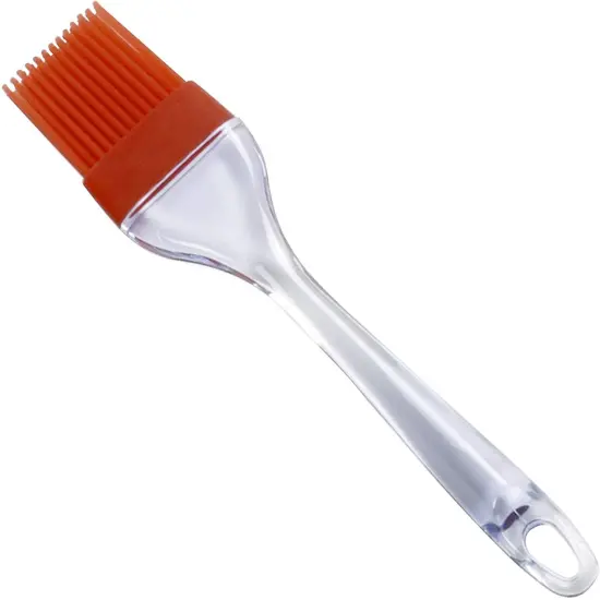 Norpro Flat Silicone Bristle Head Sauce Basting Brush - Red (2 Pack) {2}