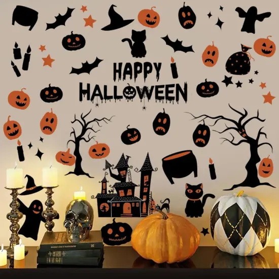 Halloween Wall Sticker Decorations {4}