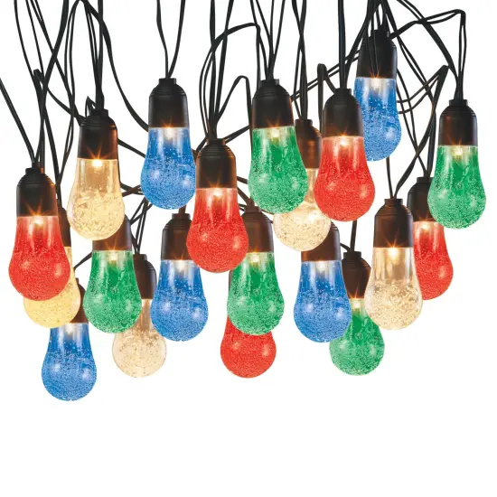Collections Etc Solar Bubbles String Lights {2}