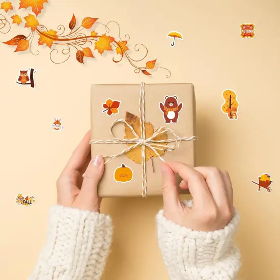 48 Sheets Fall Stickers - 1440 PCS {4}