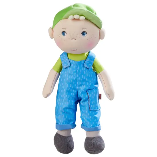 HABA Snug Up Till - 10" Soft Doll, Machine Washable Baby Boy Doll, Snuggly Toddler Plush Figure for 18 Months and Up Multicolor {1}