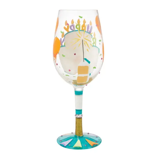Enesco Lolita Birthday Slice Wine Glass {3}