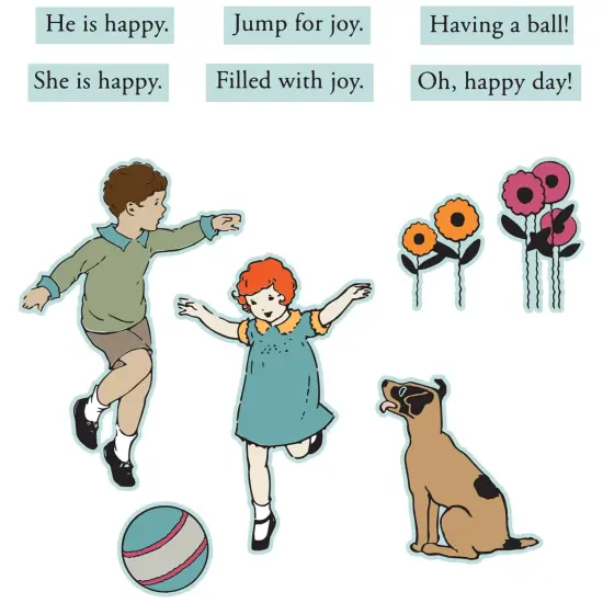 Sizzix A5 Clear Stamps W/Framelits Dies By 49 And Market-Play Time {3}