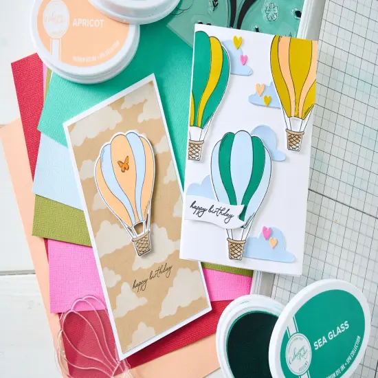 Sizzix A5 Clear Stamps Set 28/Pkg by Catherine Pooler-Up and Away {4}