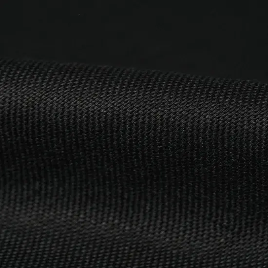 1 Yard Solid Black Midweight Pure Linen Fabric 8 oz Durable 60 Inches Wide {5}