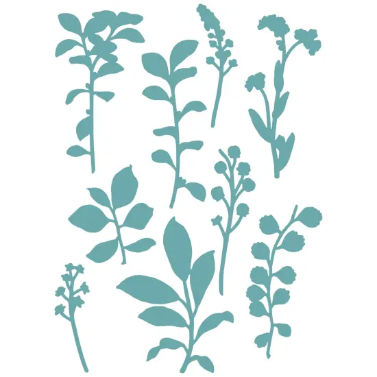 Sizzix Framelits Die Set By 49 And Market -Fine Stems 02 {3}