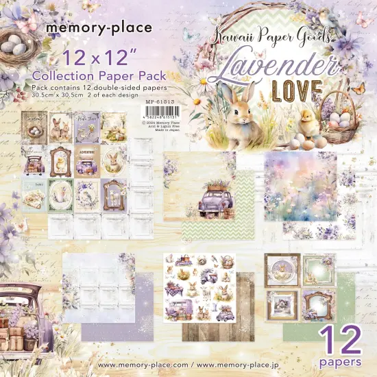 Memory Place Collection Pack 12"X12"-Lavender Love {1}