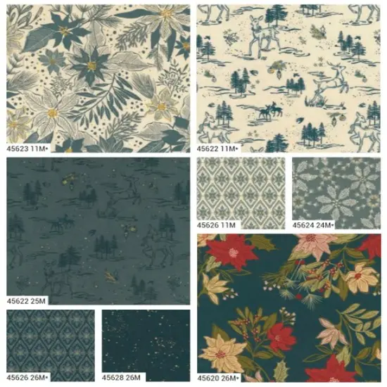 Old World Yuletide 10" Square Pack (Layer Cake) by Fancy That Design House for Moda (45620LC) {4}