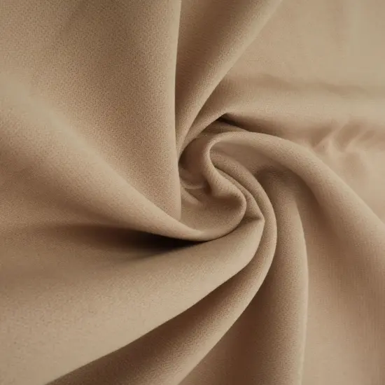 1 Yard Barbie Solid Knit Fabric, 57/58&Prime; Wide Polyester Spandex Blend BEIGE {6}