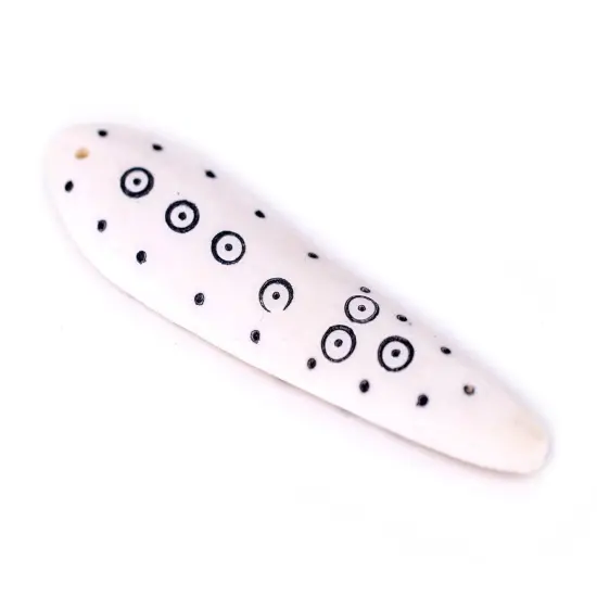 The Bead Chest White Shaman Pendant {3}