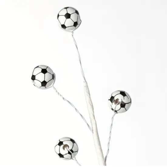 23" Wood Bead Sports Ball Spray: Soccer {2}