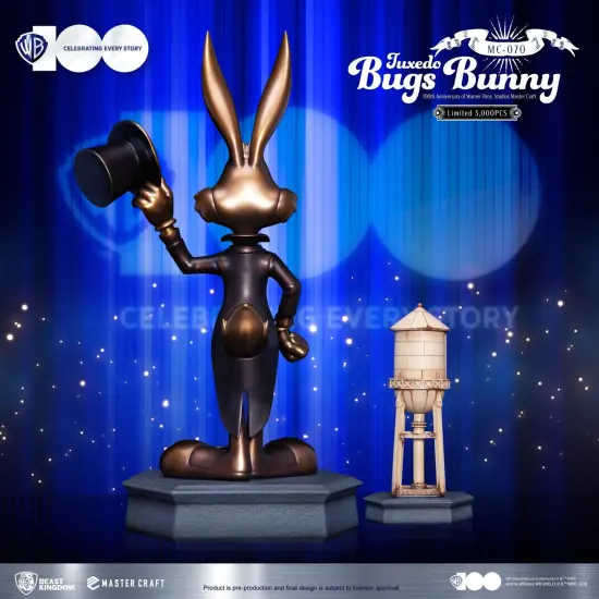 Warner Bros. 100th Anniversary Tuxedo Bugs Bunny Master Craft Statue {6}