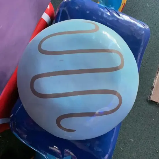 Blue Mallow Chocolate Truffle Over Sized Statue {5}