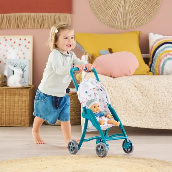 Corolle Toddler's First Doll Stroller - Teal {4}