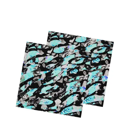 Broken Mirrors Printed Spandex Fabric {6}