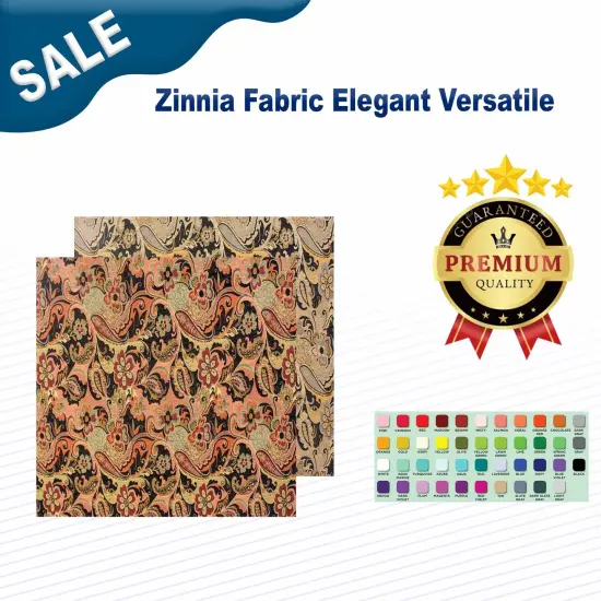 Zinnia Fabric Elegant & Versatile Onyx {2}