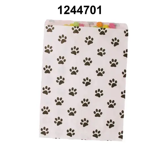 Paw Print Paper Shopping Bags 8 1/2" x 11" {2}