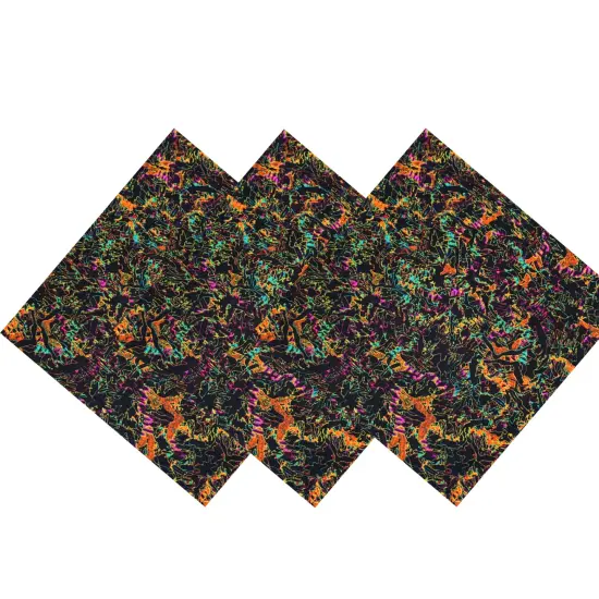 Brush Stroke Abstract Printed Spandex Fabric {5}