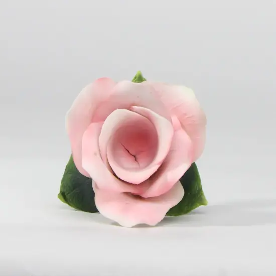 Ceramic Pink Rose Taper Candle Holder, Wedding D&eacute;cor or Gift, Anniversary D&eacute;cor or Gift, Home D&eacute;cor {4}