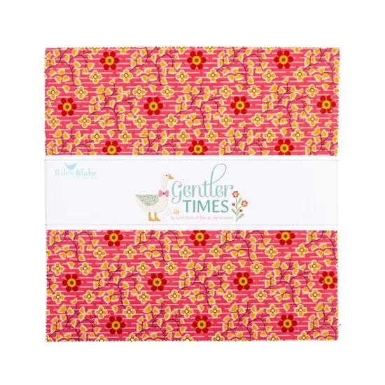 Gentler Times 10" Square Pack (Layer Cake / 10" Stacker) by Lori Holt for Riley Blake (10-16470-42) {1}