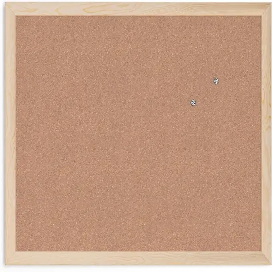 Bulletin Board Wood Frame- 18 x 24 Inches (Light Birch) {1}