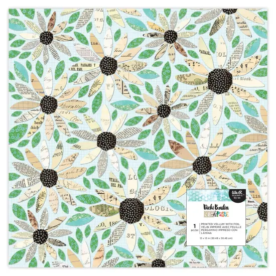 Vicki Boutin Cut & Paste Specialty Paper 12"X12"-Acetate {1}
