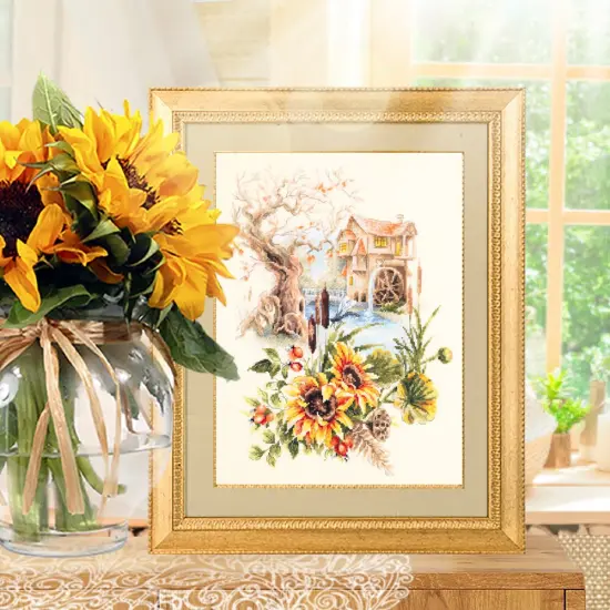 Old Watermill 210-208 Counted Cross-Stitch Kit {4}