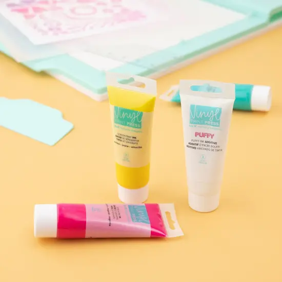 We R Vinyl Print Press Screen Print Ink 2oz-Yellow {3}