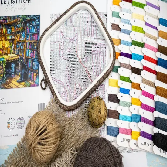 Charmed Library L9935 Counted Cross Stitch Kit {4}